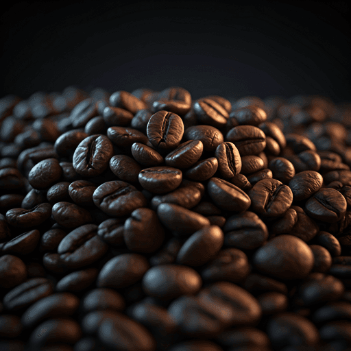 Granos de café tostado